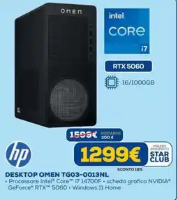 DIMOStore Hp desktop omen TG03-0013NL offerta