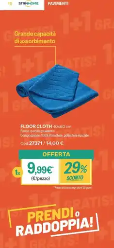 Stanhome FLOOR CLOTH offerta