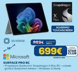 DIMOStore Microsoft surface pro 8C offerta