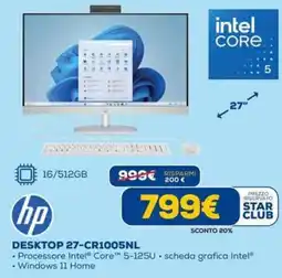 DIMOStore Hp desktop 27-CR1005NL offerta