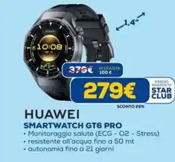 DIMOStore Huawei smartwatch GT6 PRO offerta
