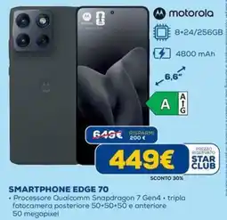 DIMOStore Motorola smartphone edge 70 offerta