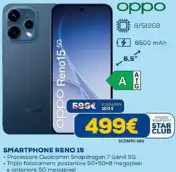 DIMOStore Oppo smartphone reno 15 offerta