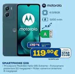 DIMOStore Motorola smartphone G06 offerta