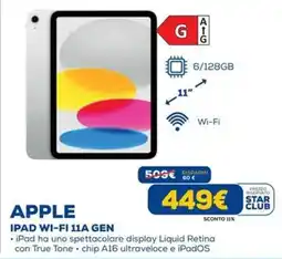 DIMOStore Apple ipad wi-fi 11A gen offerta