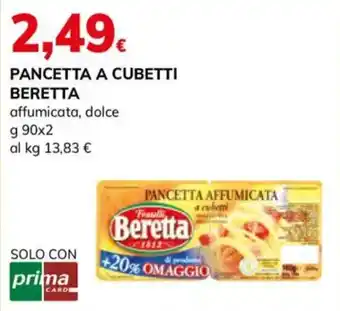 Basko Pancetta a cubetti Beretta offerta