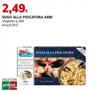 Basko Sugo alla Pescatora ARBI offerta