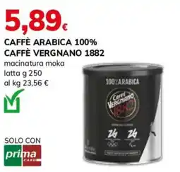 Basko Caffè Arabica 100% Caffè Vergnano 1882 offerta