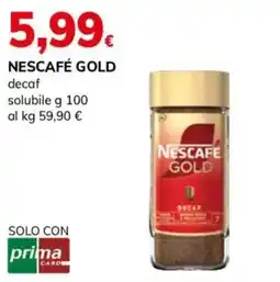 Basko NESCAFE GOLD decaf offerta
