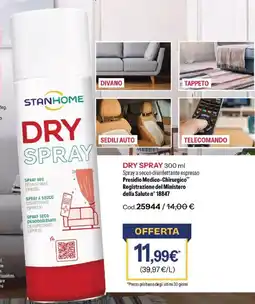 Stanhome Stanhome dry spray offerta
