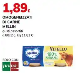 Basko Omogeneizzati di carne Mellin offerta