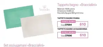 Stanhome Tappeto bagno «Braccialini» offerta