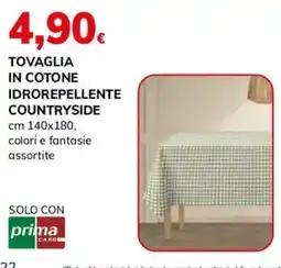 Basko TOVAGLIA IN COTONE IDROREPELLENTE COUNTRYSIDE offerta