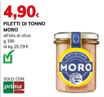 Basko Filetti di tonno Moro offerta