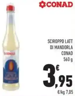 Conad Sciroppo latt di mandorla Conad offerta