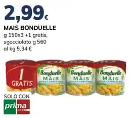 Basko Mais Bonduelle offerta
