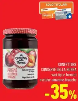 Conad Confetture Conserve della Nonna offerta