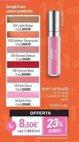 Stanhome Dewy lip glaze offerta