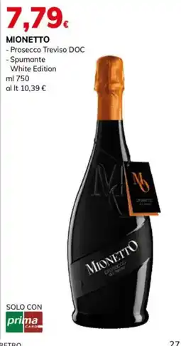 Basko Mionetto Prosecco Treviso DOC White Edition offerta