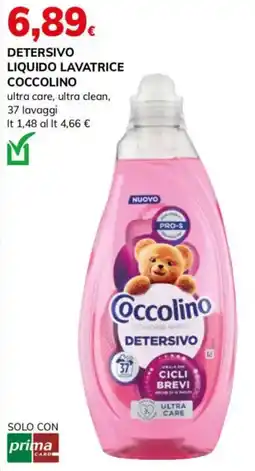 Basko Detersivo liquido lavatrice Coccolino offerta