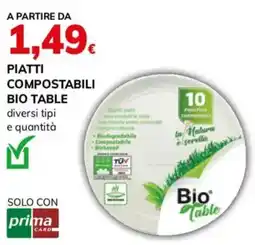 Basko Piatti compostabili Bio Table offerta