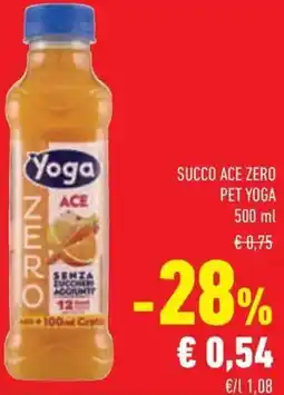 Conad Succo ace zero pet Yoga offerta