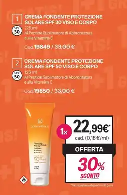 Stanhome Dr.pierre ricaud crema fondente protezione solare spf 50 viso e corpo offerta