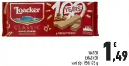 Conad Wafer Loacker offerta