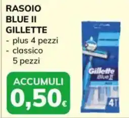 Basko Rasoio Blue II Gillette offerta