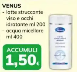 Basko VENUS latte struccante viso e occhi idratante offerta