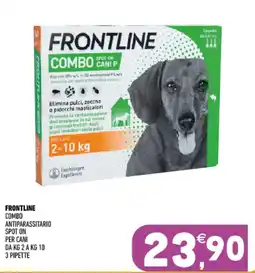 Ayoka Frontline combo antiparassitario spot on per cani offerta