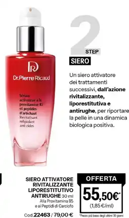 Stanhome Dr.pierre ricaud siero attivatore rivitalizzante liporestitutivo antirughe offerta