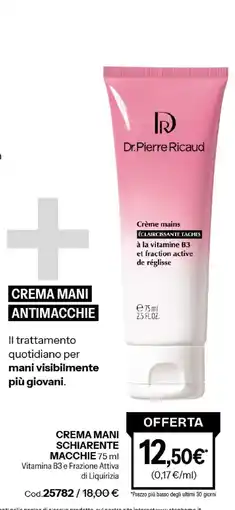 Stanhome Dr.pierre ricaud crema mani schiarente macchie offerta