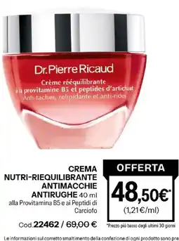 Stanhome Dr.pierre ricaud crema nutri-riequilibrante antimacchie antirughe offerta