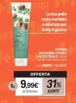 Stanhome Crema da barba cedro ancestral offerta
