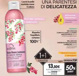Stanhome Kiotis gel doccia corpo e capelli cedro ancestrale offerta