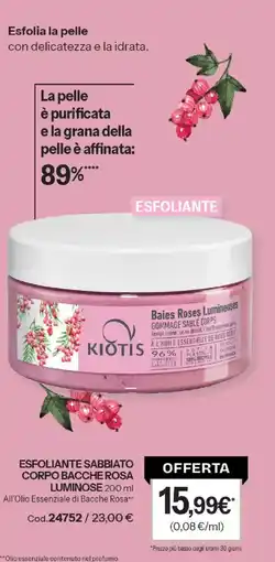Stanhome ESFOLIANTE SABBIATO CORPO BACCHE ROSA LUMINOSE offerta