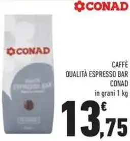 Conad Caffè qualità espresso bar Conad offerta