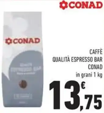 Conad Caffè qualità espresso bar Conad offerta
