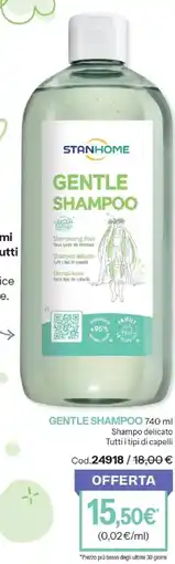 Stanhome Stanhome gentle shampoo offerta