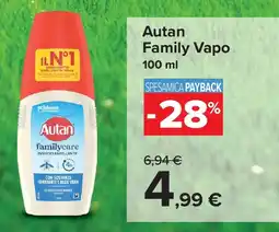 Carrefour Autan Family Vapo offerta