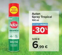 Carrefour Autan Spray Tropical offerta