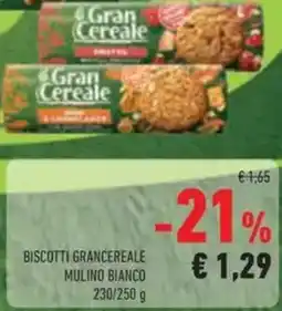 Conad Biscotti grancereale Mulino Bianco offerta