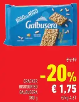 Conad Cracker risosuriso Galbusera offerta