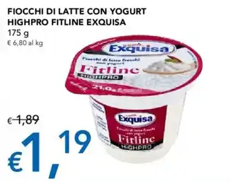 Fiocchi di latte con yogurt Exquisa Fitline Highpro