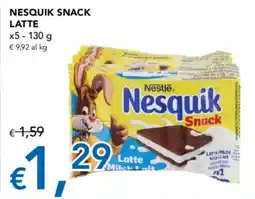 Migross Supermercati e Market Nesquik Snack Latte offerta