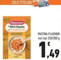Conad Pastina Plasmon offerta