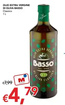 Migross Supermercati e Market Olio extra vergine di oliva Basso Classico offerta