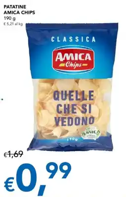 Migross Supermercati e Market PATATINE AMICA CHIPS offerta