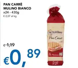 Migross Supermercati e Market Pan Carrè Mulino Bianco offerta